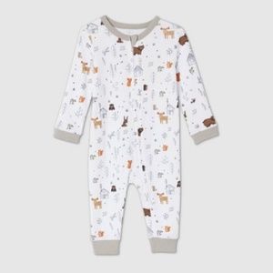 Baby Cabin Print Matching Family Union Suit - 6-9M